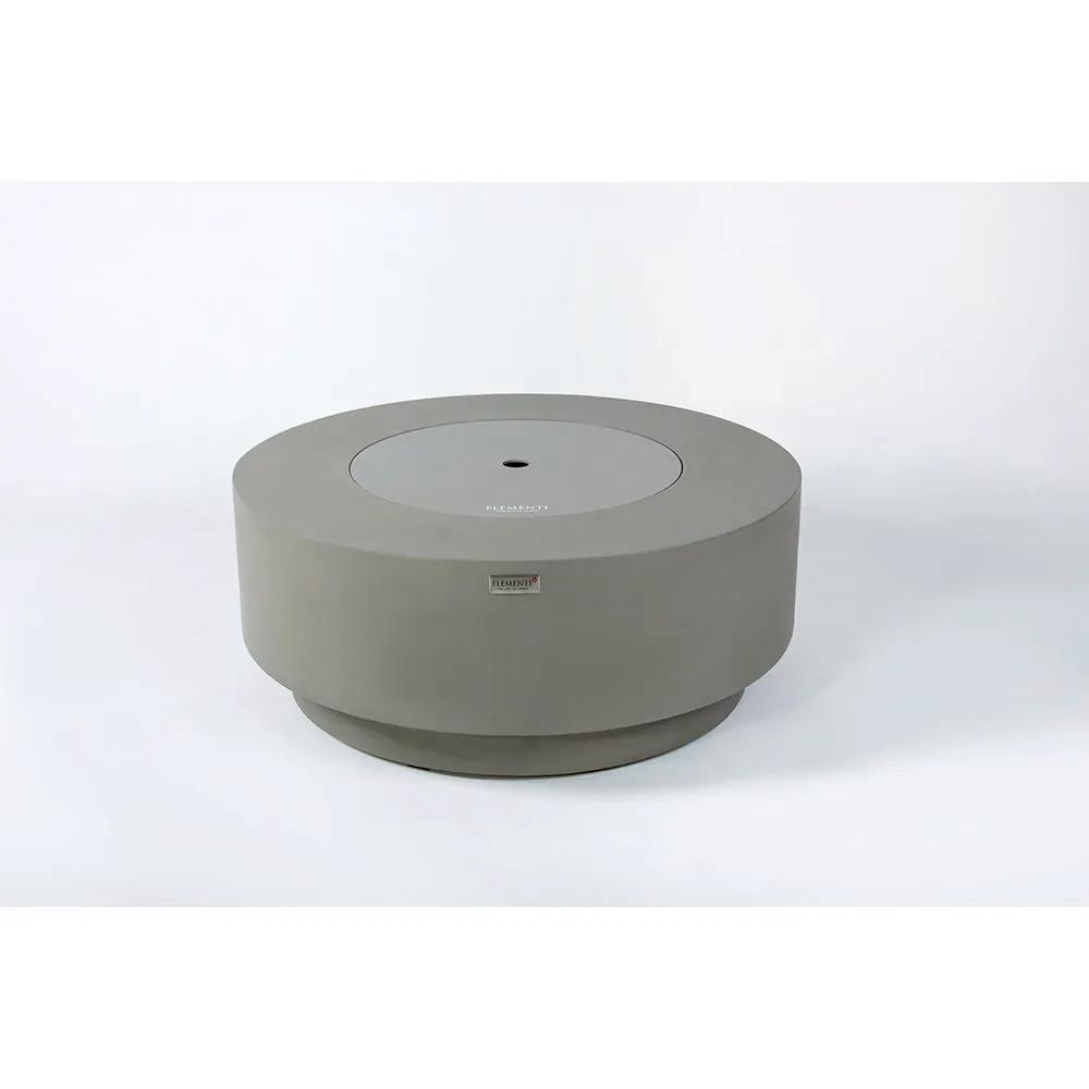 Colosseo Outdoor Light Grey Fire Pit Bowl - Select Fuel Type by EnvelorHome