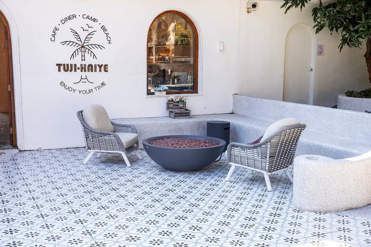 Elementi Plus Rose Bowl Fire Pit, 48 x 48 Inches by EnvelorHome