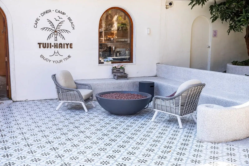 Elementi Plus Rose Bowl Fire Pit, 48 x 48 Inches by EnvelorHome