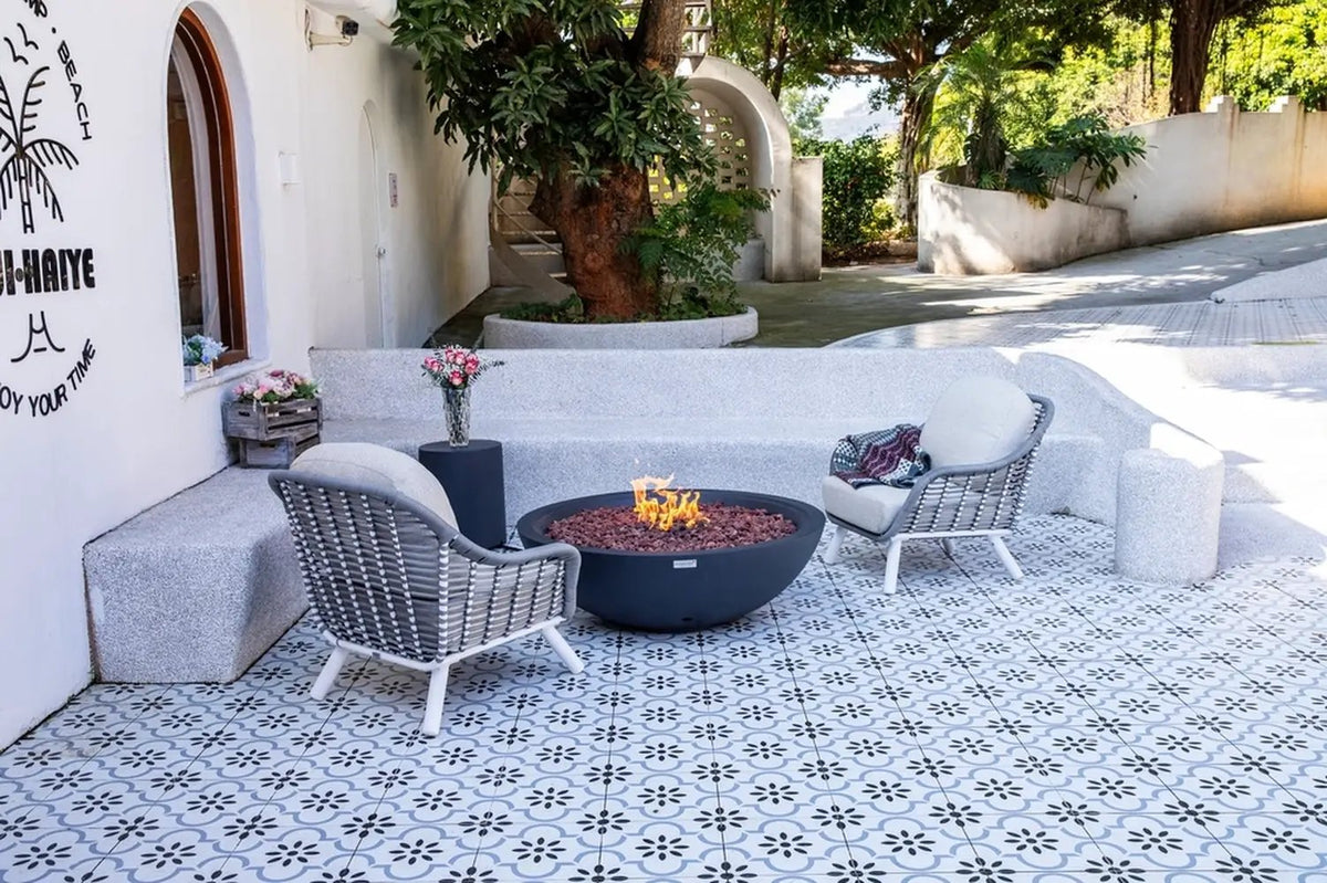 Elementi Plus Rose Bowl Fire Pit, 48 x 48 Inches by EnvelorHome