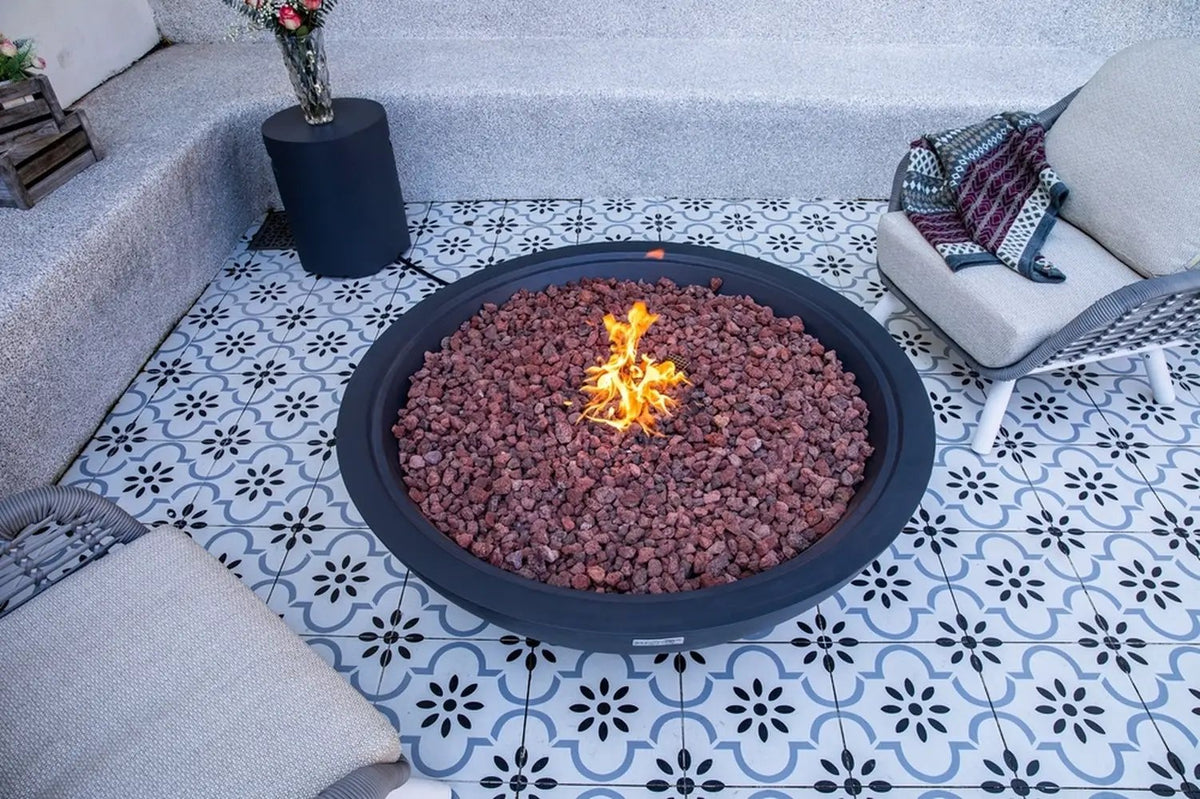 Elementi Plus Rose Bowl Fire Pit, 48 x 48 Inches by EnvelorHome