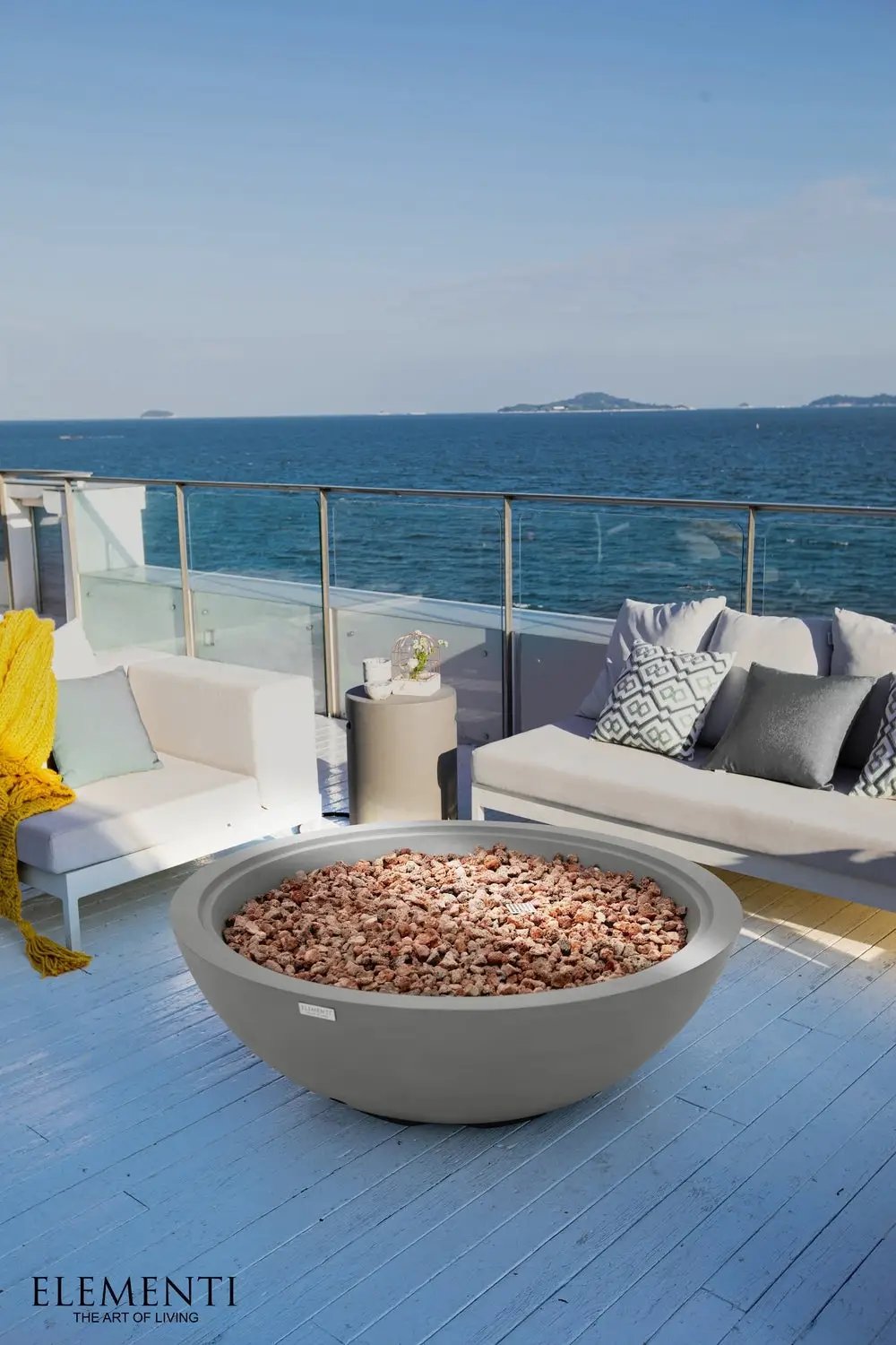 Sol Living Plus Rose Bowl Fire Pit, 48 x 48 Inches by EnvelorHome