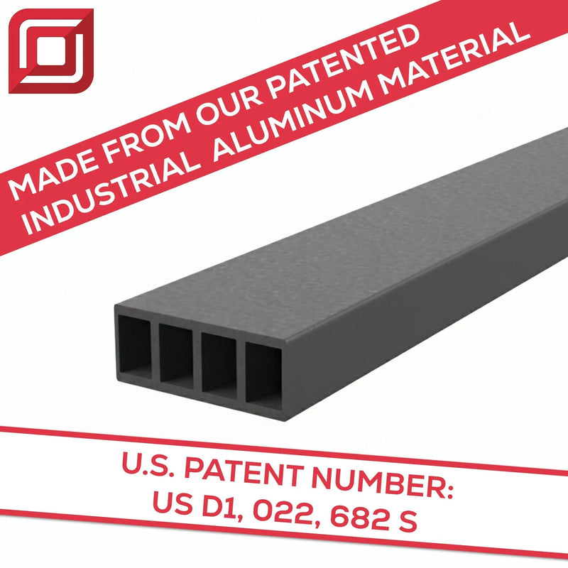 Industrial 1 inch Free Hanging Shelf Bracket® by The Original Granite Bracket