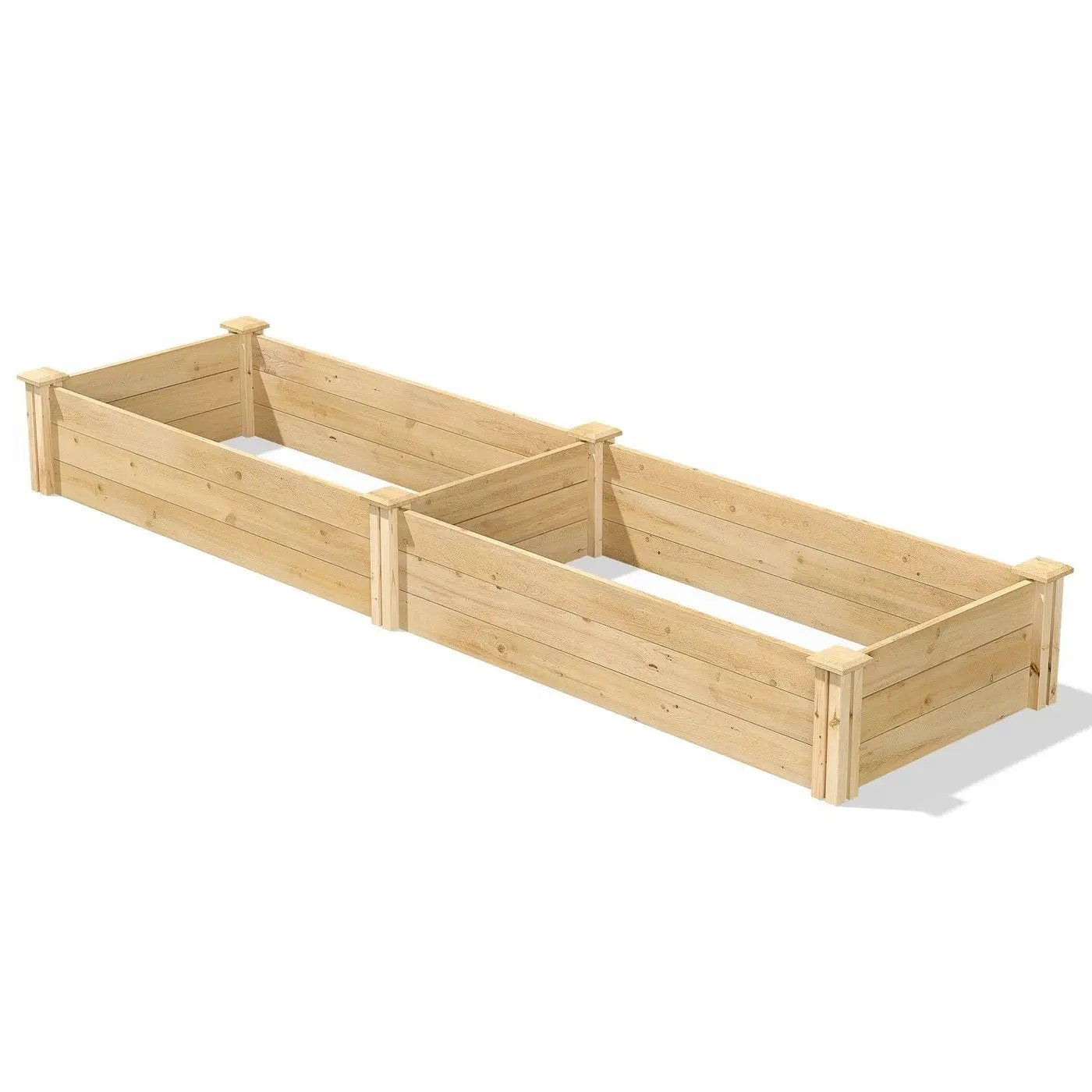 Pine Wood 2-Ft x 8-Ft Outdoor Raised Garden Bed Planter Frame - Made in USA by HomePacific