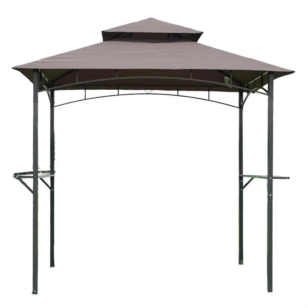 8-Ft x 5-Ft Steel Frame Outdoor Grill Gazebo with Vent Top Canopy by HomePacific