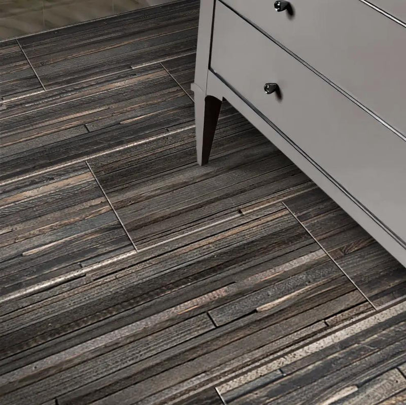 Brown 12x48 Matte Field Porcelain Tile (4 pack, 15.471 sq ft/case) by Apollo Tile