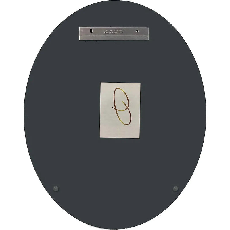 Oval 36 x 24-inch Beveled Bathroom Living Room Vanity Frameless Wall Mirror by HomePacific