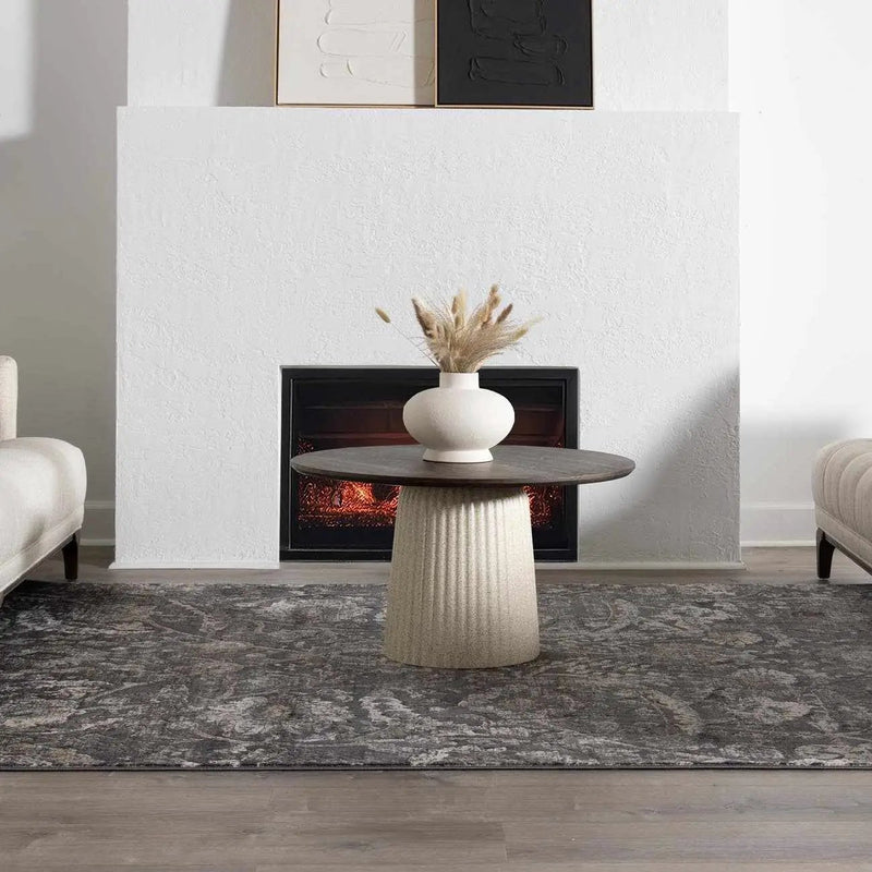 Georgiana Charcoal Area Rug by Boutique Rugs