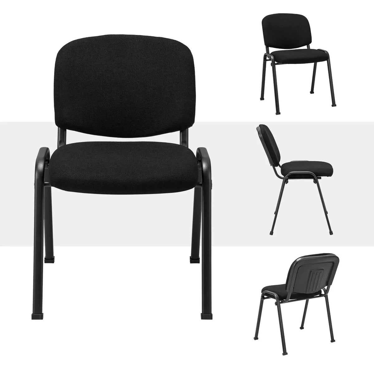 Office Chair with Metal Frame and Padded Cushions for Conference Room, photo 4 of 9