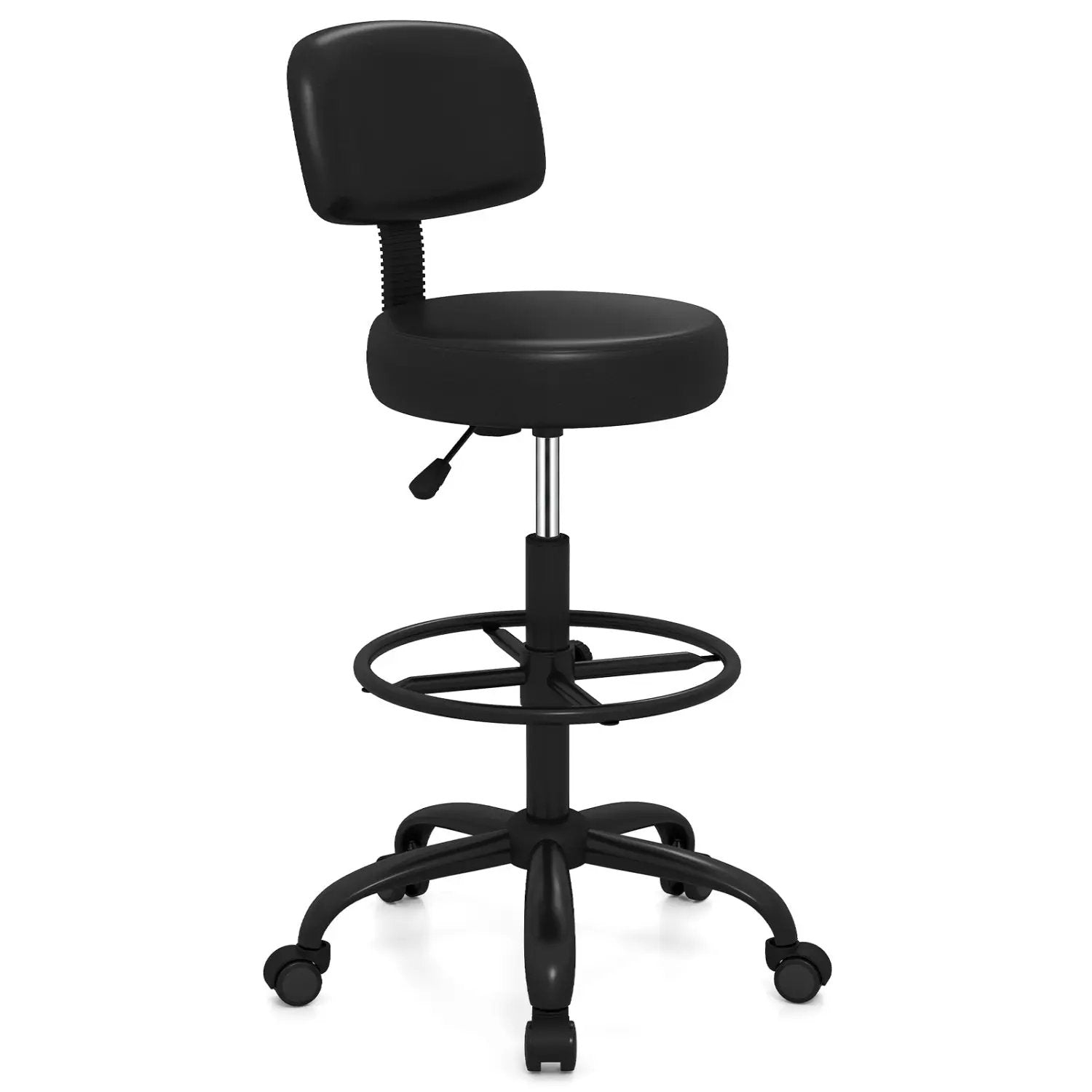 Drafting Chair with Adjustable Height & Footring by DirectDeals