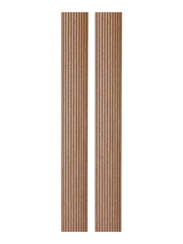 2-Pack Flexible Fluted Wall Panels – Oak