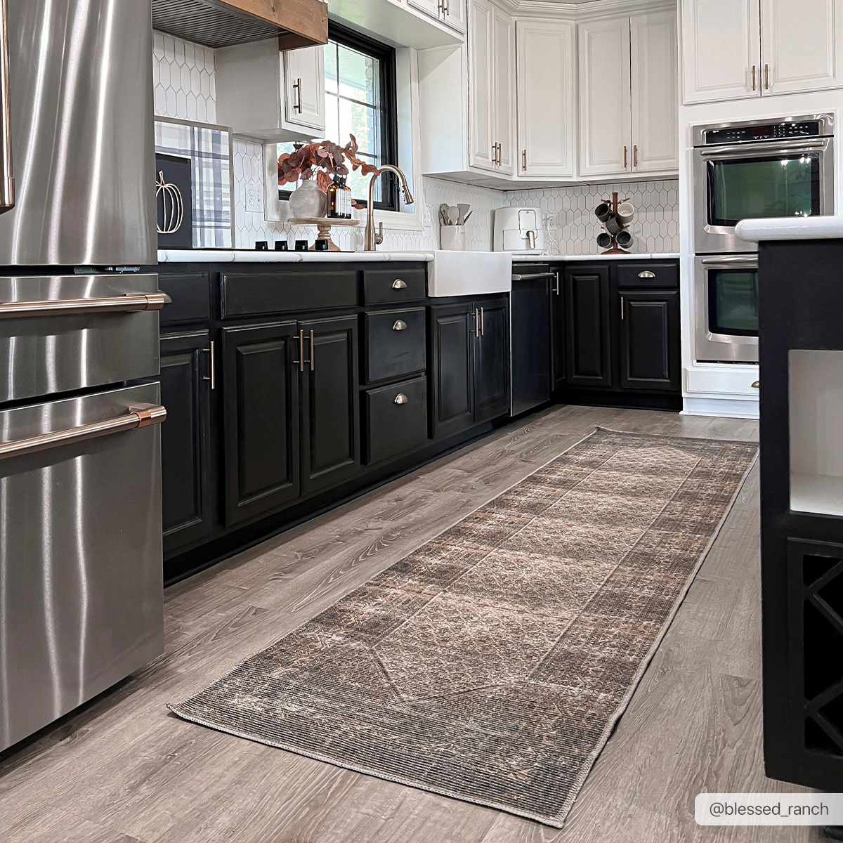 Tan Ormstown Distressed Washable Area Rug - Clearance, photo 3 of 14