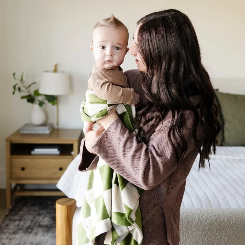 Minky Stretch Receiving Blankets by HouseOfZazla