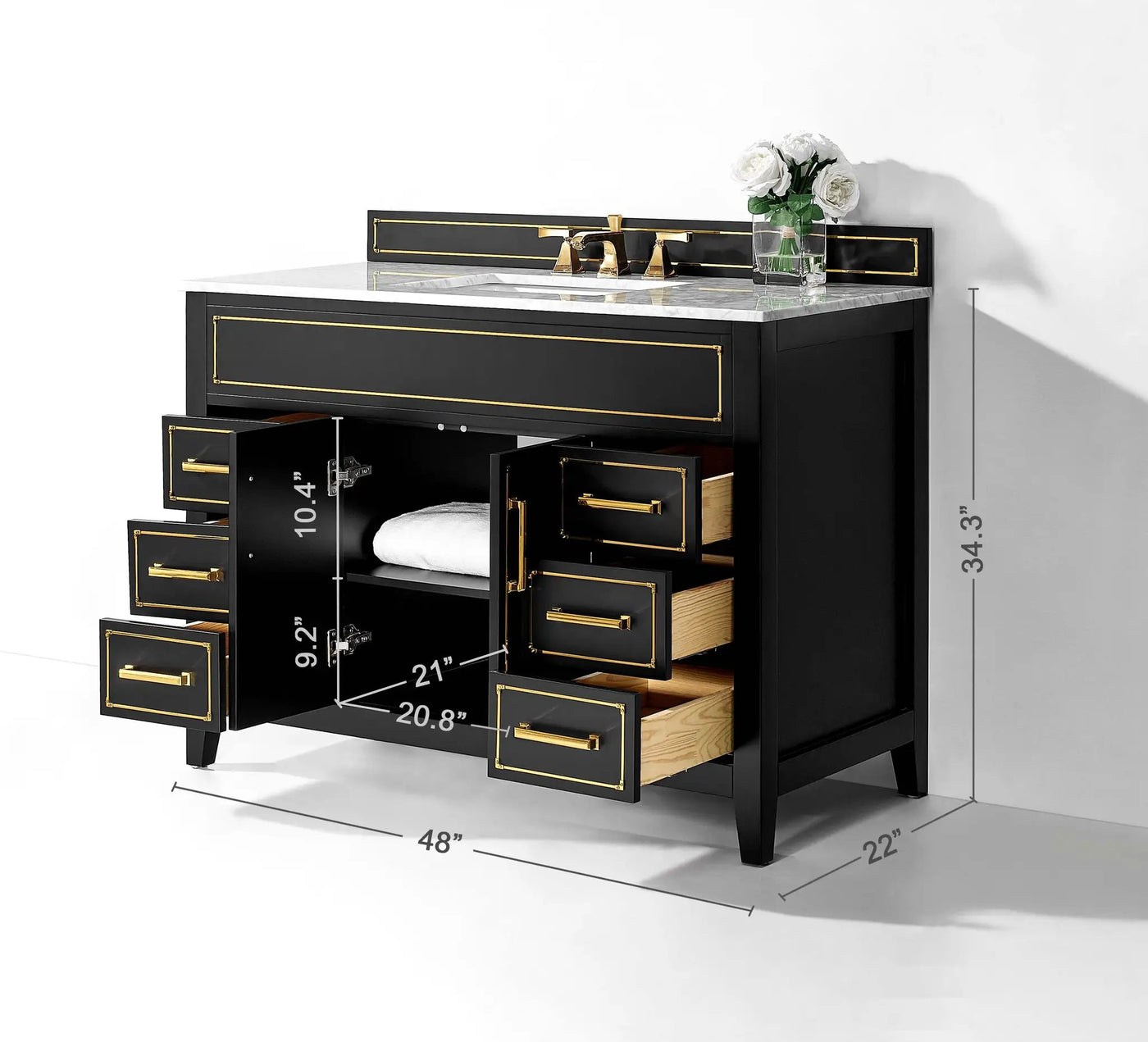 Aspen 48" Bath Vanity Set by Ancerre Designs