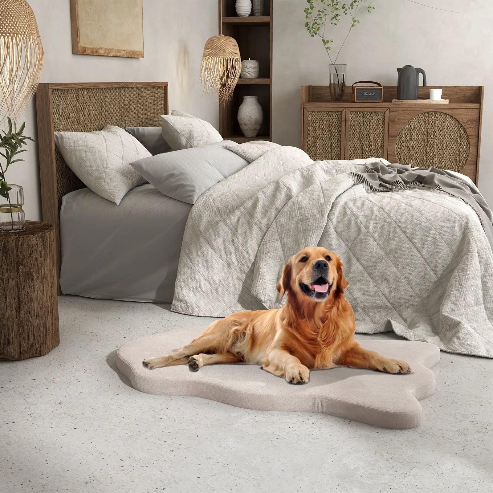 Orthopedic Dog Bed with Memory Foam Support for Large Dogs by DirectDeals