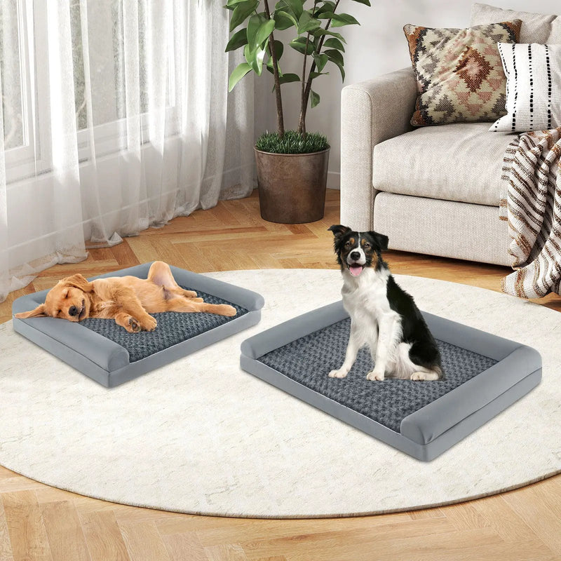 Orthopedic Foam Dog Bed Large Dog Sofa Couch with Removable Cover by DirectDeals