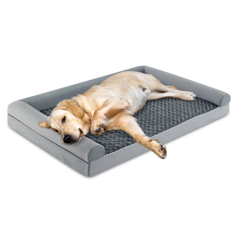 Orthopedic Foam Dog Bed Large Dog Sofa Couch with Removable Cover by DirectDeals