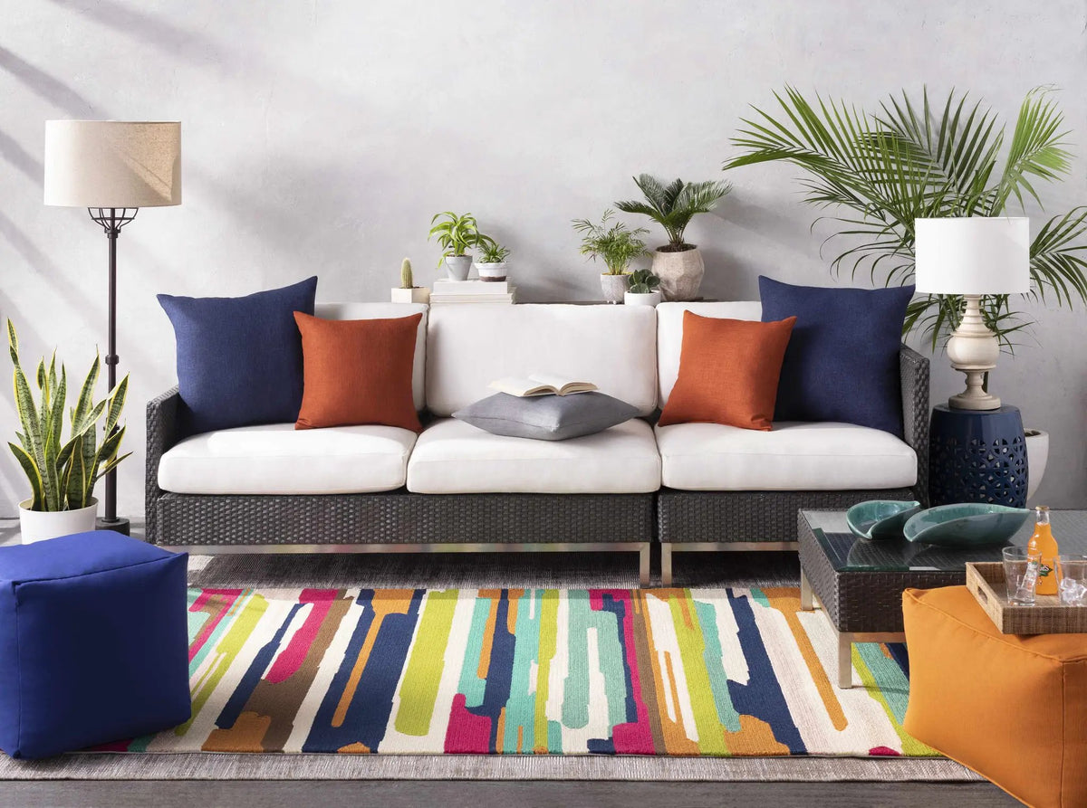 Andalusia Outdoor Area Rug - Clearance, installed in a room 2