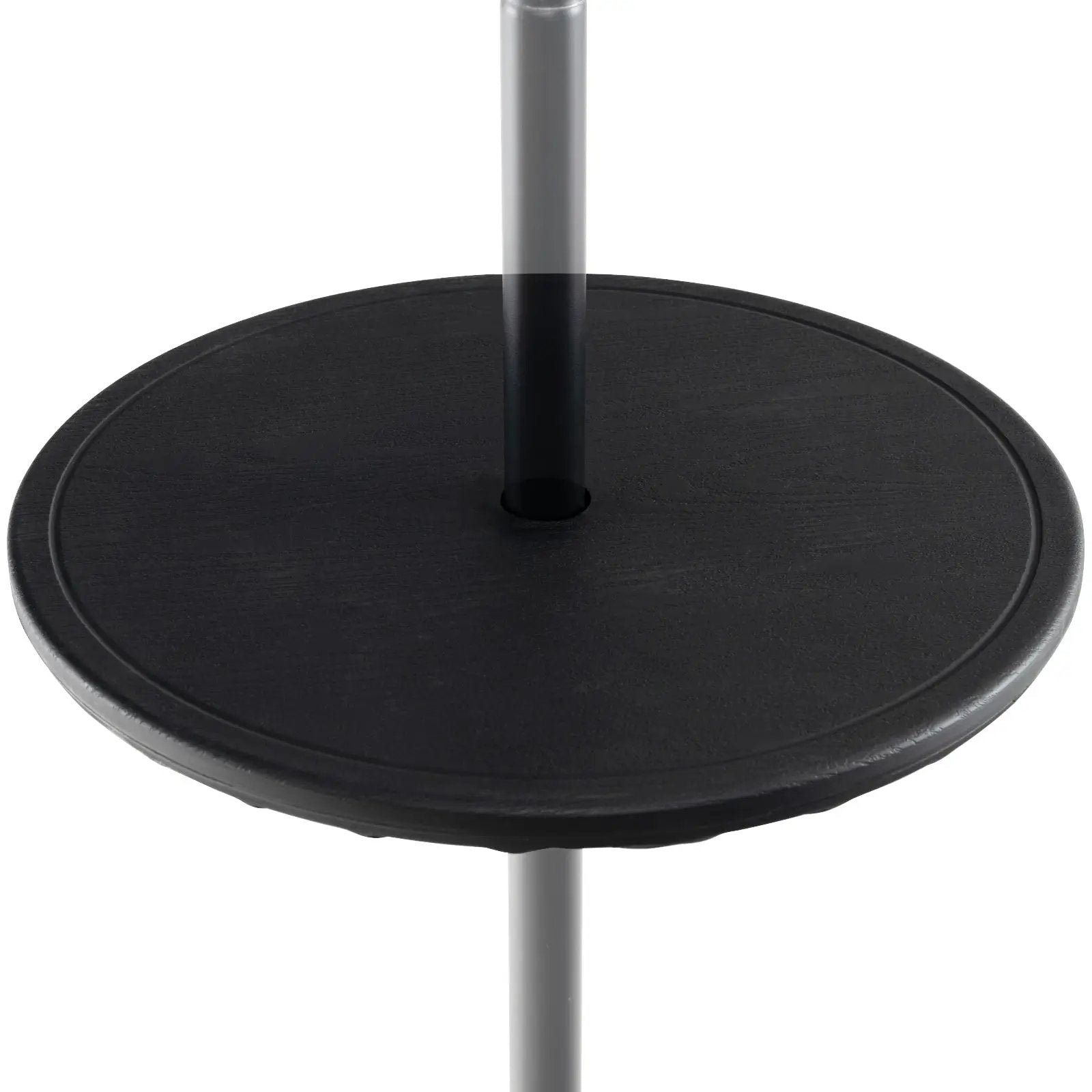 20 Inches Outdoor Adjustable Umbrella Table with 1.5 Inches Umbrella Hole by DirectDeals