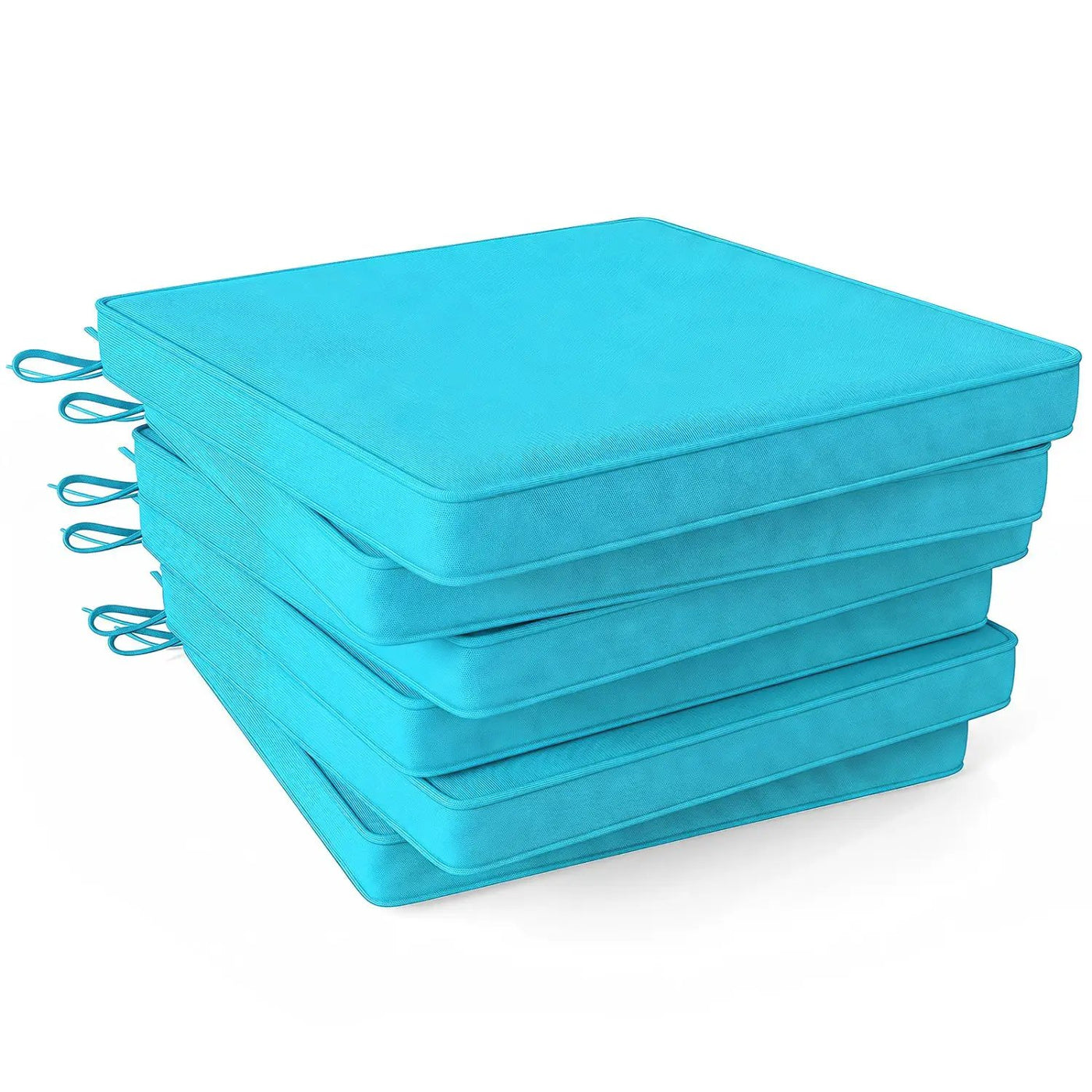 Outdoor Chair Cushions Set of 6 Waterproof Olefin 20x20 Inch by DirectDeals