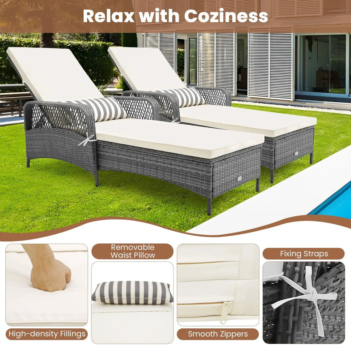 Outdoor Chaise Lounge Chair, photo 7 of 9