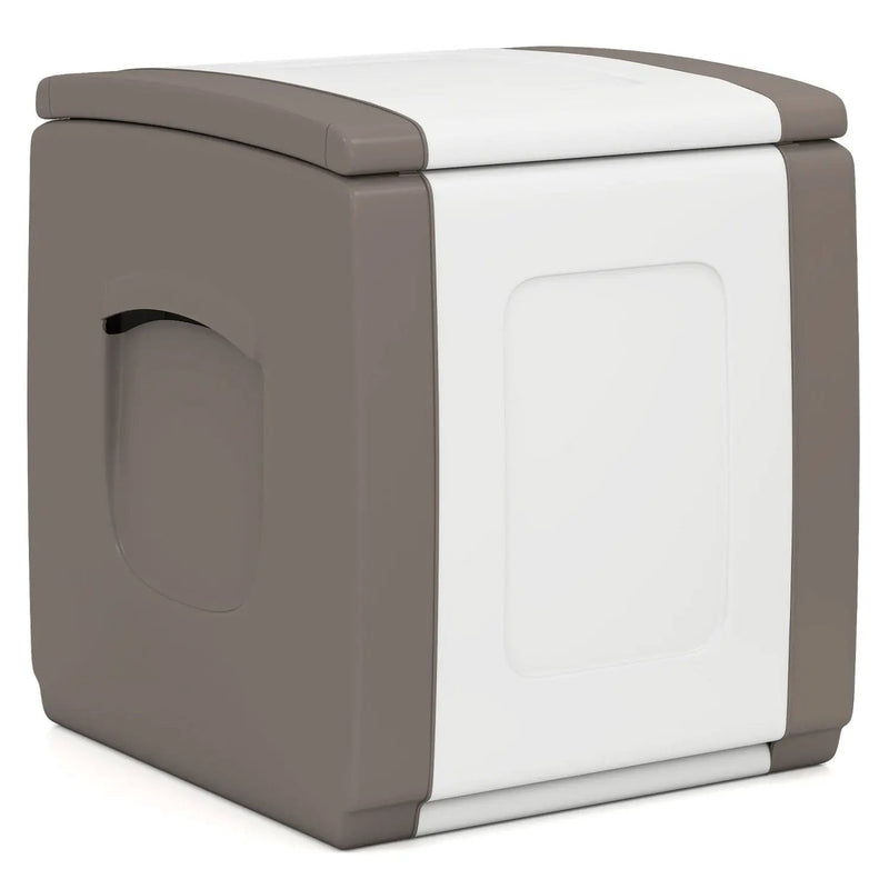 Outdoor Deck Box with Lid for Packages and Garden by DirectDeals