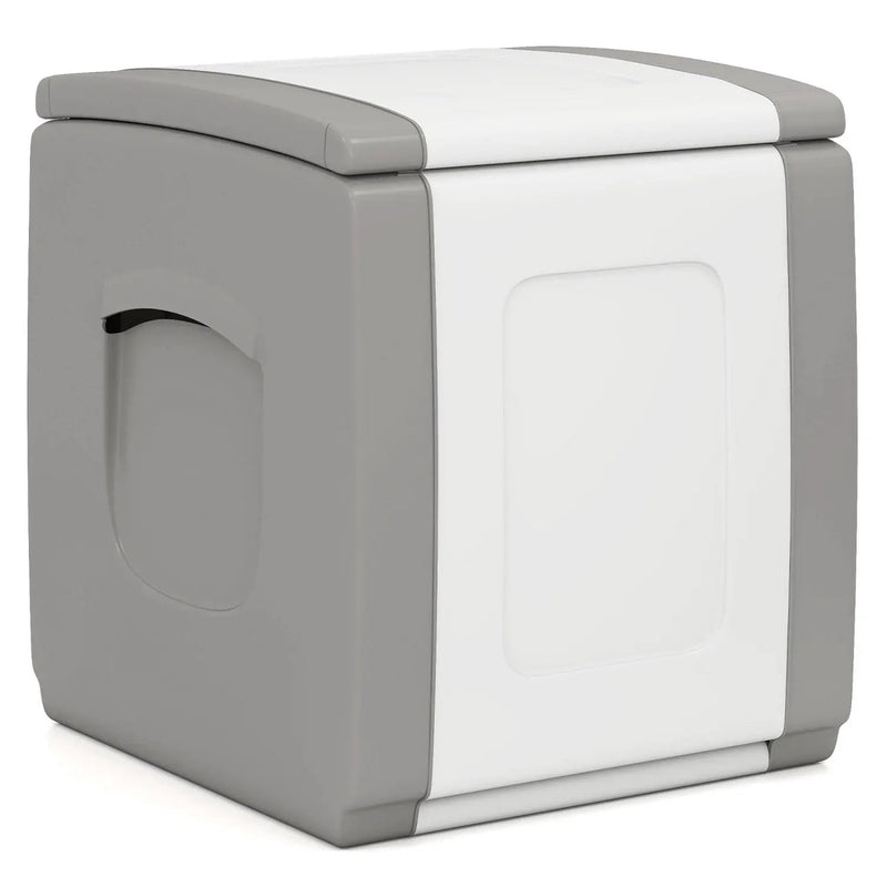 Outdoor Deck Box with Lid for Packages and Garden by DirectDeals