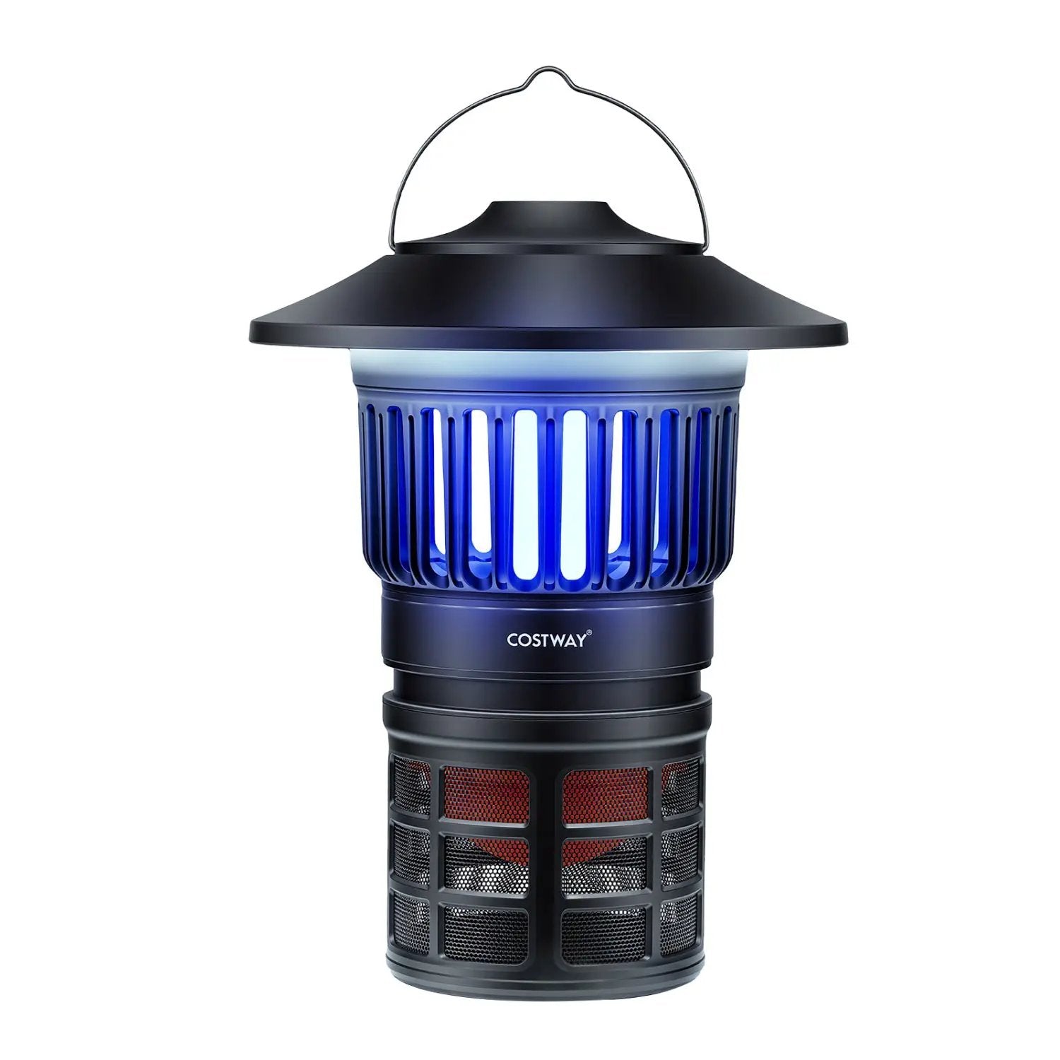 Outdoor Fly Trap with Light Rechargeable Electric Bug Catcher and Killer by DirectDeals