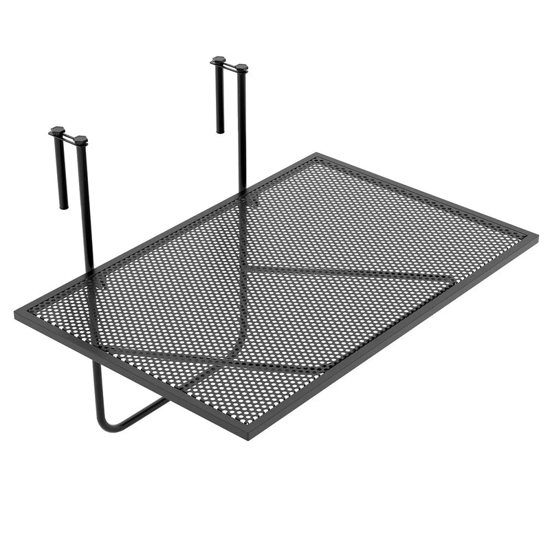 Outdoor Folding Hanging Table with Metal Frame-Black by DirectDeals