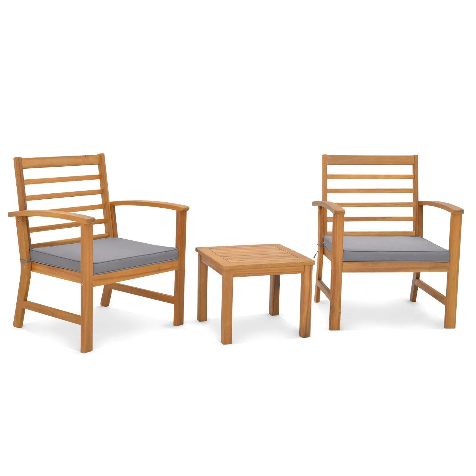 3 Pieces Outdoor Furniture Set with Soft Seat Cushions by DirectDeals