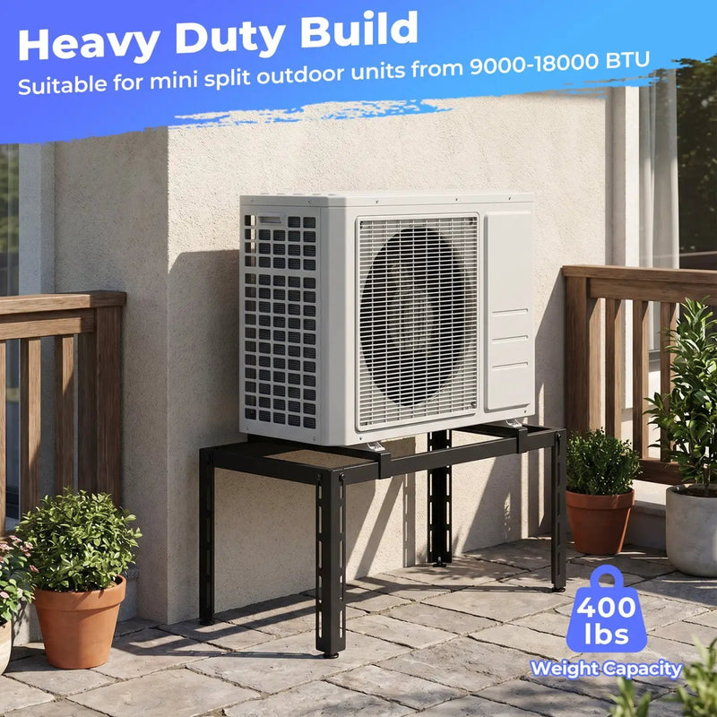 Heavy-Duty AC Condenser Stand for 9000-36000 BTU Mini Splits by DirectDeals