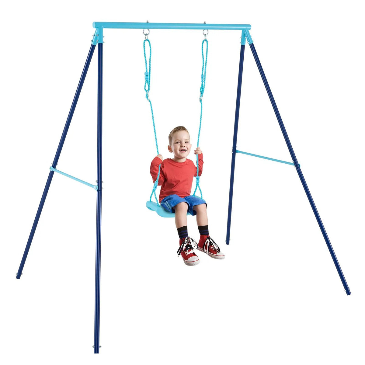 Outdoor Heavy Duty Metal Toddler Swing Set with Stand, photo 4 of 9