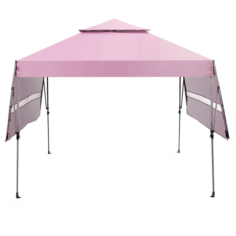 10 x 17.6 Feet Outdoor Instant Pop-up Canopy Tent with Dual Half Awnings by DirectDeals