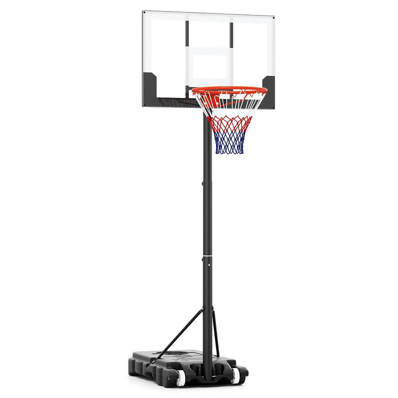 3.3-7 Feet Portable Adjustable Outdoor Kids Basketball Hoop Goal System by DirectDeals