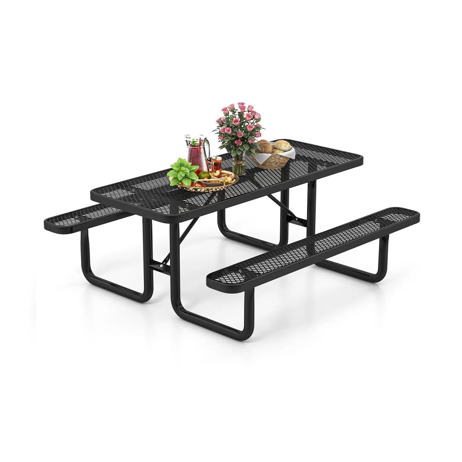 Outdoor Living Ultimate 6-in-1 Combo Set: Garden Dining and Relaxation Bundle by DirectDeals