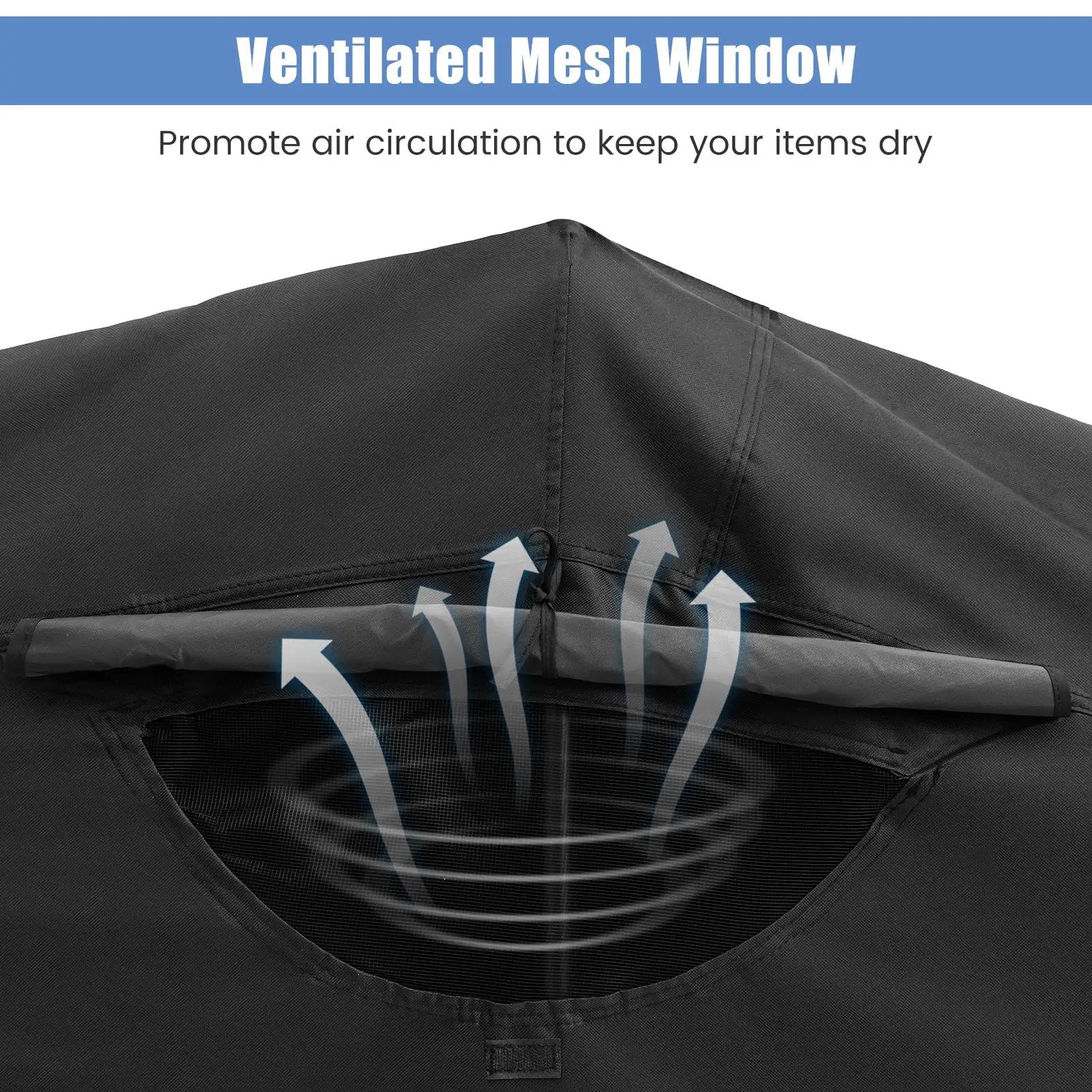 Outdoor Motorcycle Shelter Waterproof Motorbike Storage Tent with Cover-Black by DirectDeals