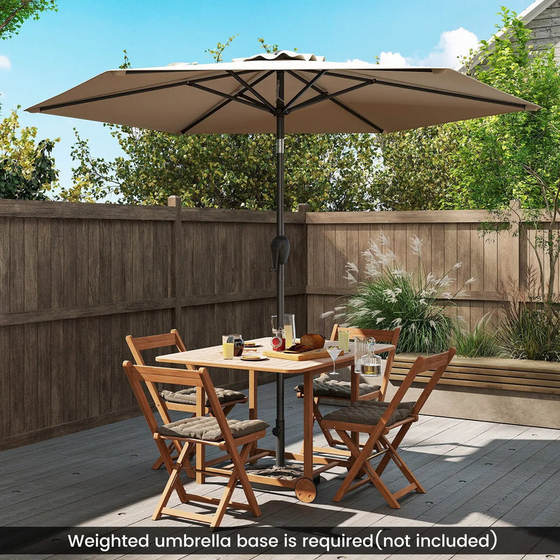 7.5 feet Outdoor Patio Heavy Duty Market Umbrella with Push Button Tilt by DirectDeals