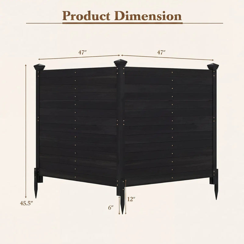 Outdoor Privacy Fence Screen for AC Units and Equipment by DirectDeals