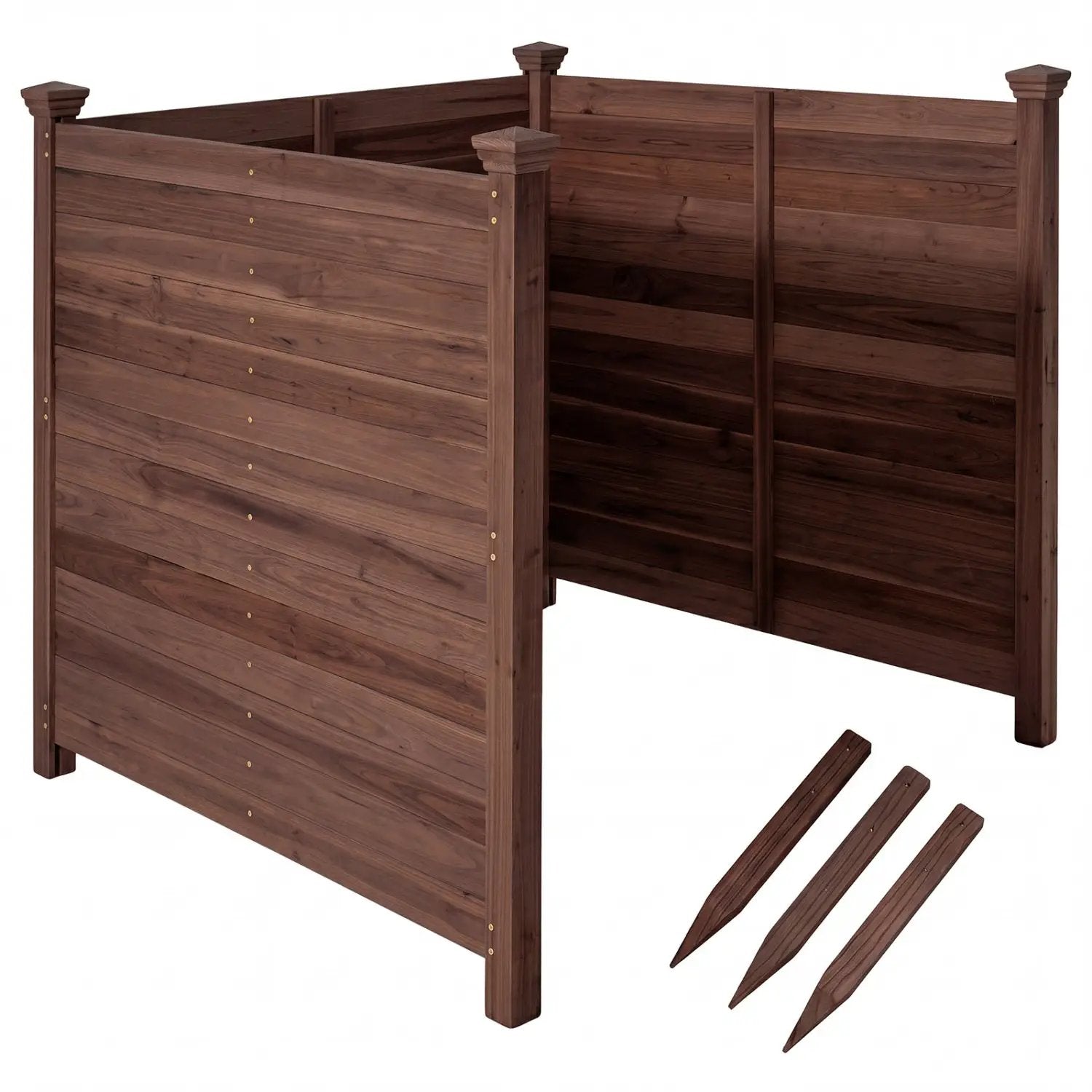 3-Panel Outdoor Privacy Fence for AC Units & Equipment by DirectDeals