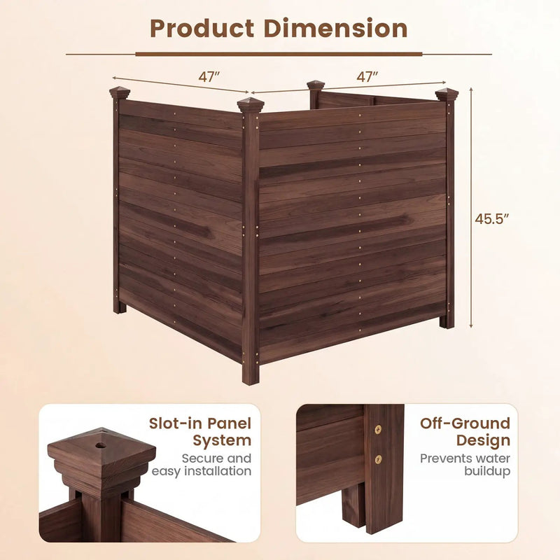 3-Panel Outdoor Privacy Fence for AC Units & Equipment by DirectDeals