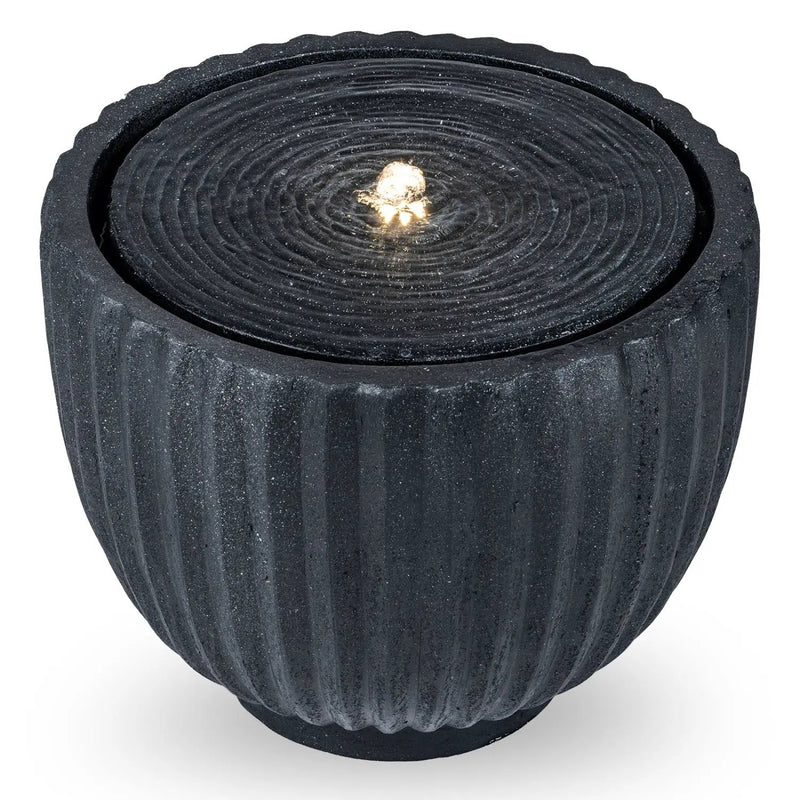 Outdoor Round Sphere Water Fountain with Pump for Garden by DirectDeals