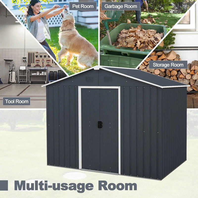 Outside Storage Shed with Lock Air Window by DirectDeals