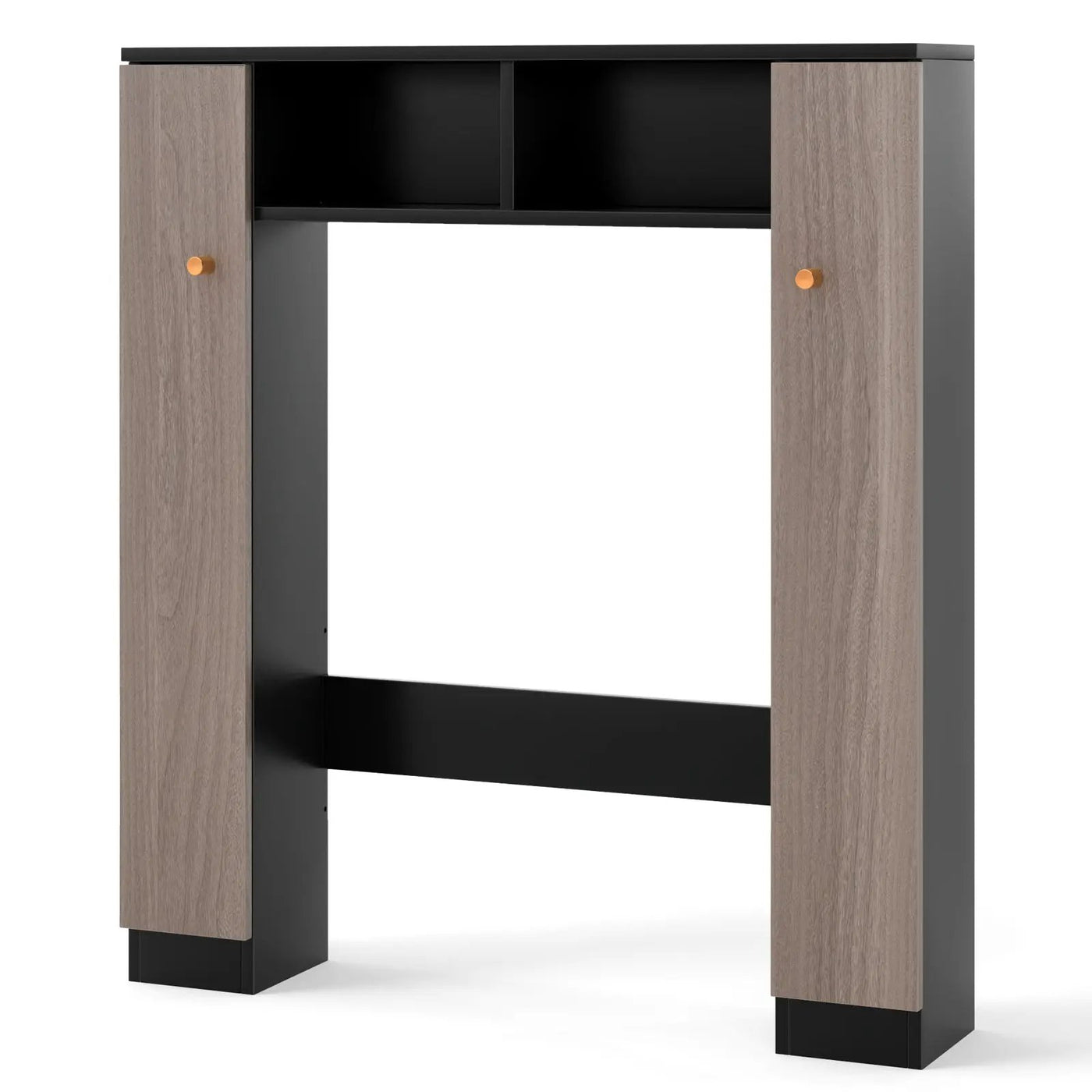 Over The Toilet Storage Cabinet with 2 Open Compartments and 4 Adjustable Shelves by DirectDeals