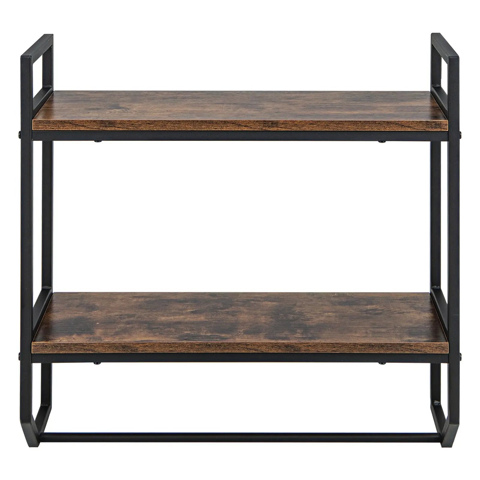 Over the Toilet Shelf Wall Mounted with Metal Frame for Bathroom by DirectDeals