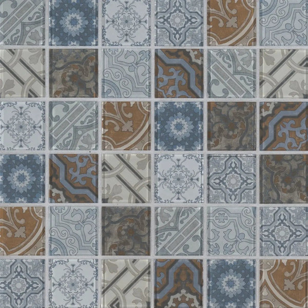 Pasadena 2x2x6mm Glass Mosaics 2x2