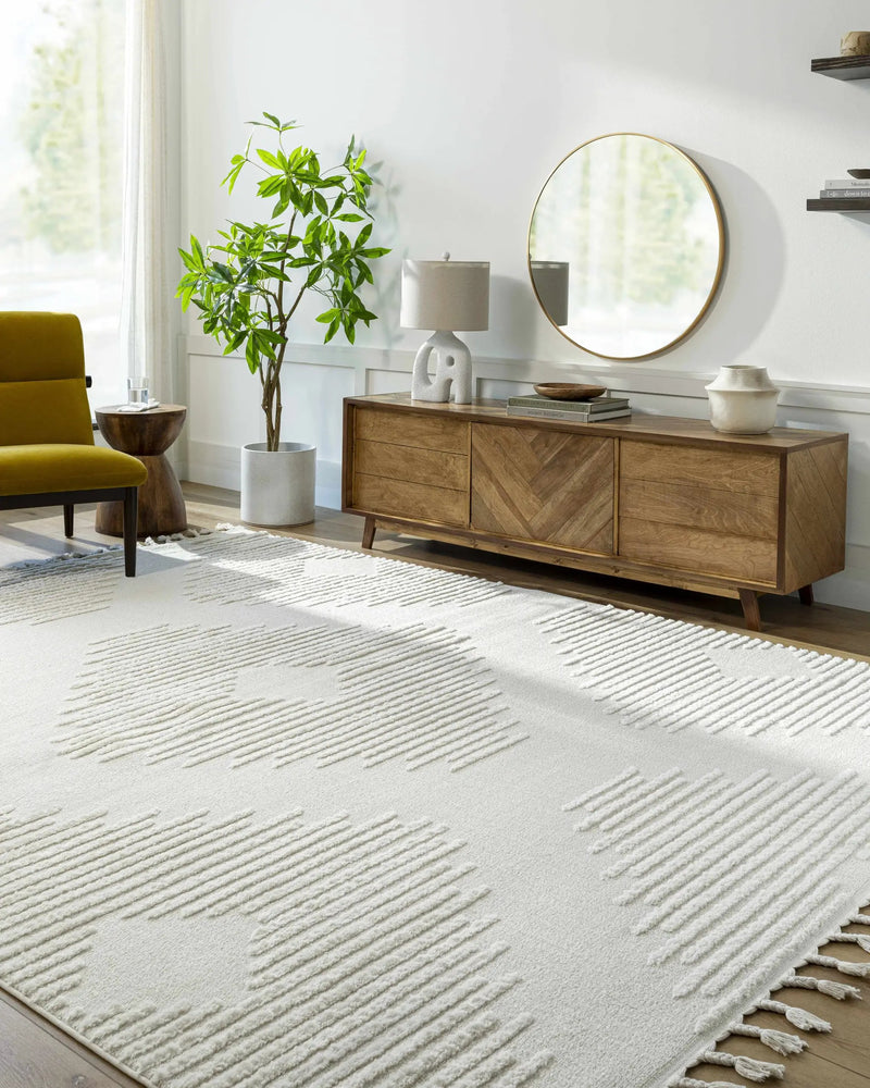 Palimbang Cream 3D Rug by Boutique Rugs