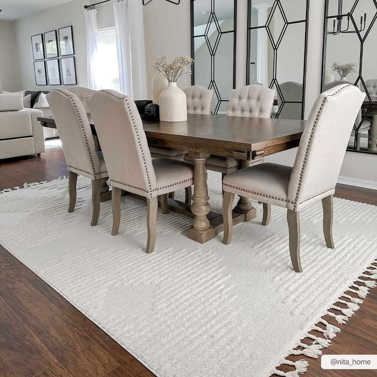 Palimbang Cream 3D Rug, photo 3 of 26