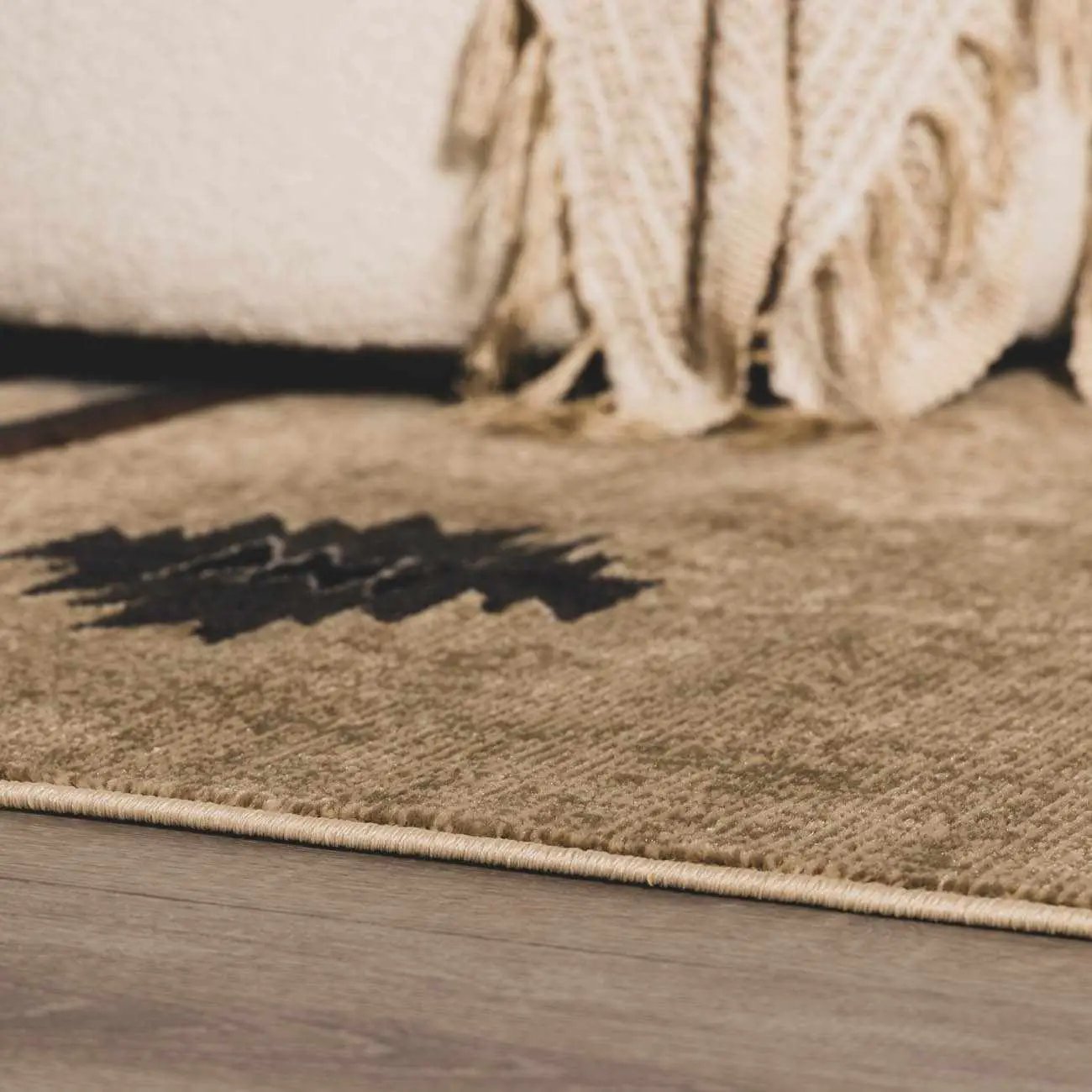 Buckhaven Brown Aztec Carpet by Boutique Rugs