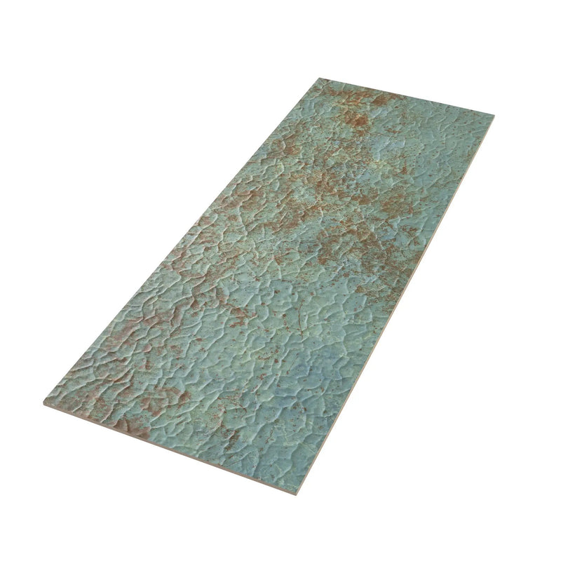 Viridian Green 18x48 Textured Ceramic Large Format Tile (3 pack, 17.23 sq ft/case) by Apollo Tile