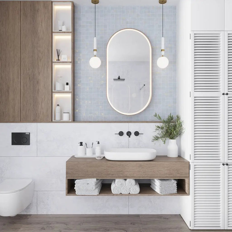 Pearl White 18x48 Matte Ceramic Large Format Tile (4 pack, 22.98 sq ft/case) by Apollo Tile